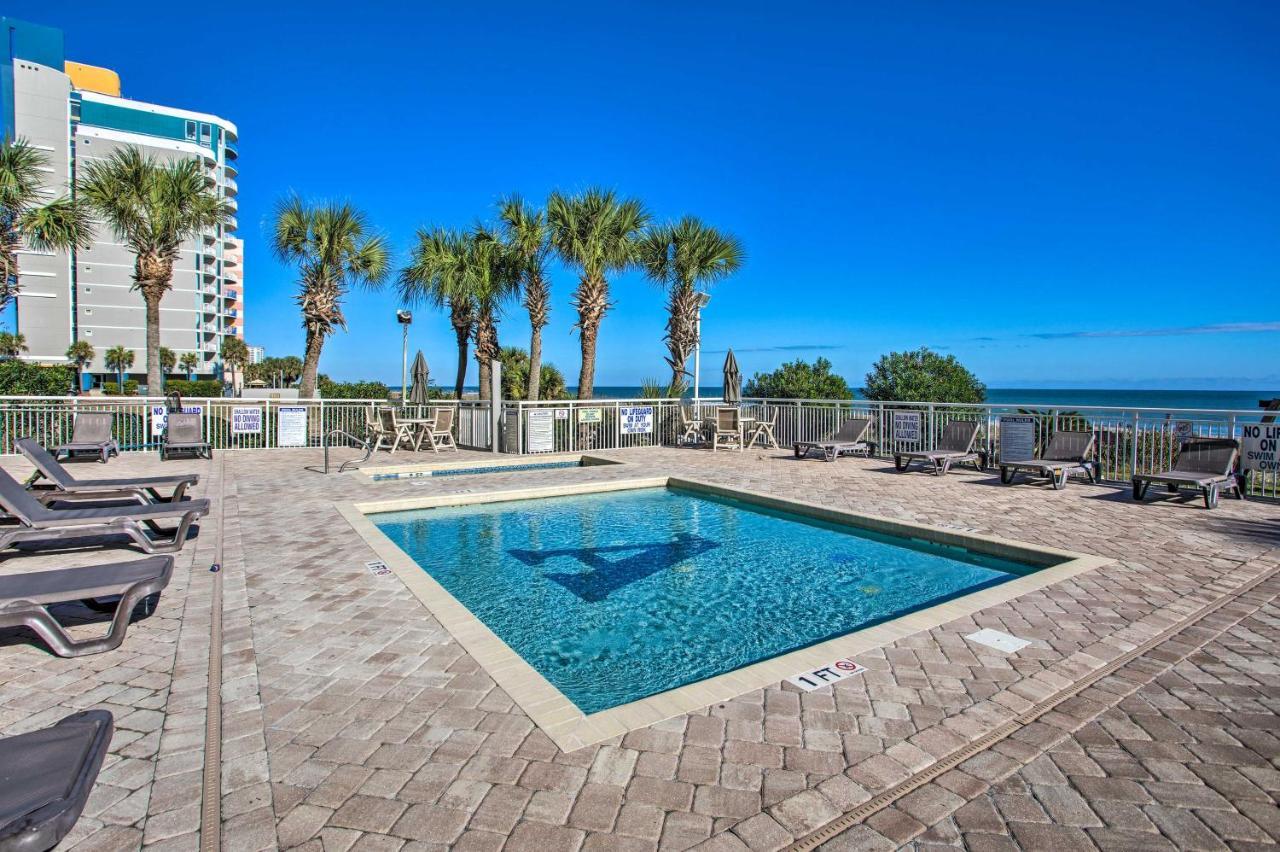 Oceanfront Condo With Huge Balcony Walk To Skywheel Myrtle Beach Exterior photo