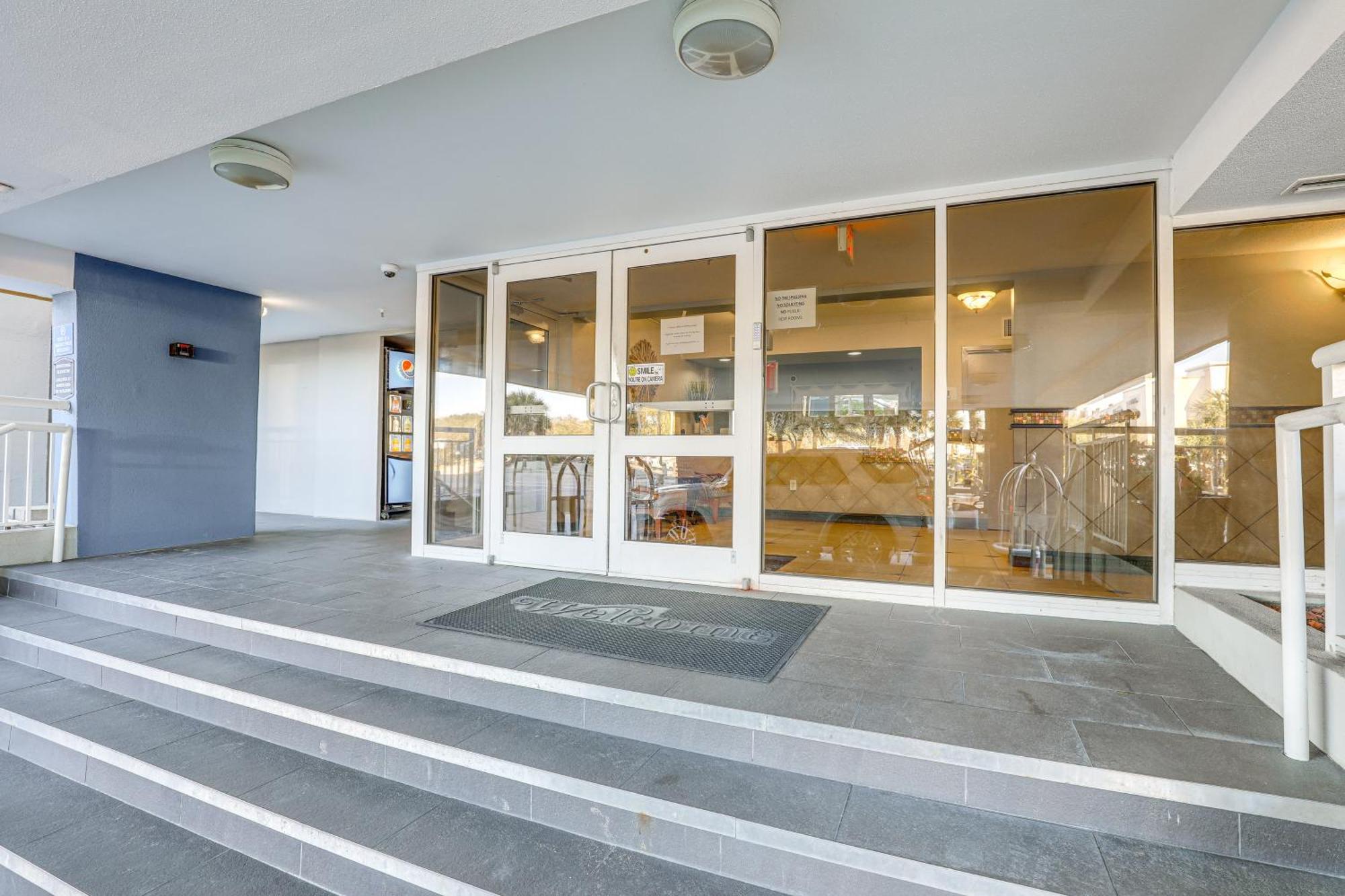 Oceanfront Condo With Huge Balcony Walk To Skywheel Myrtle Beach Exterior photo