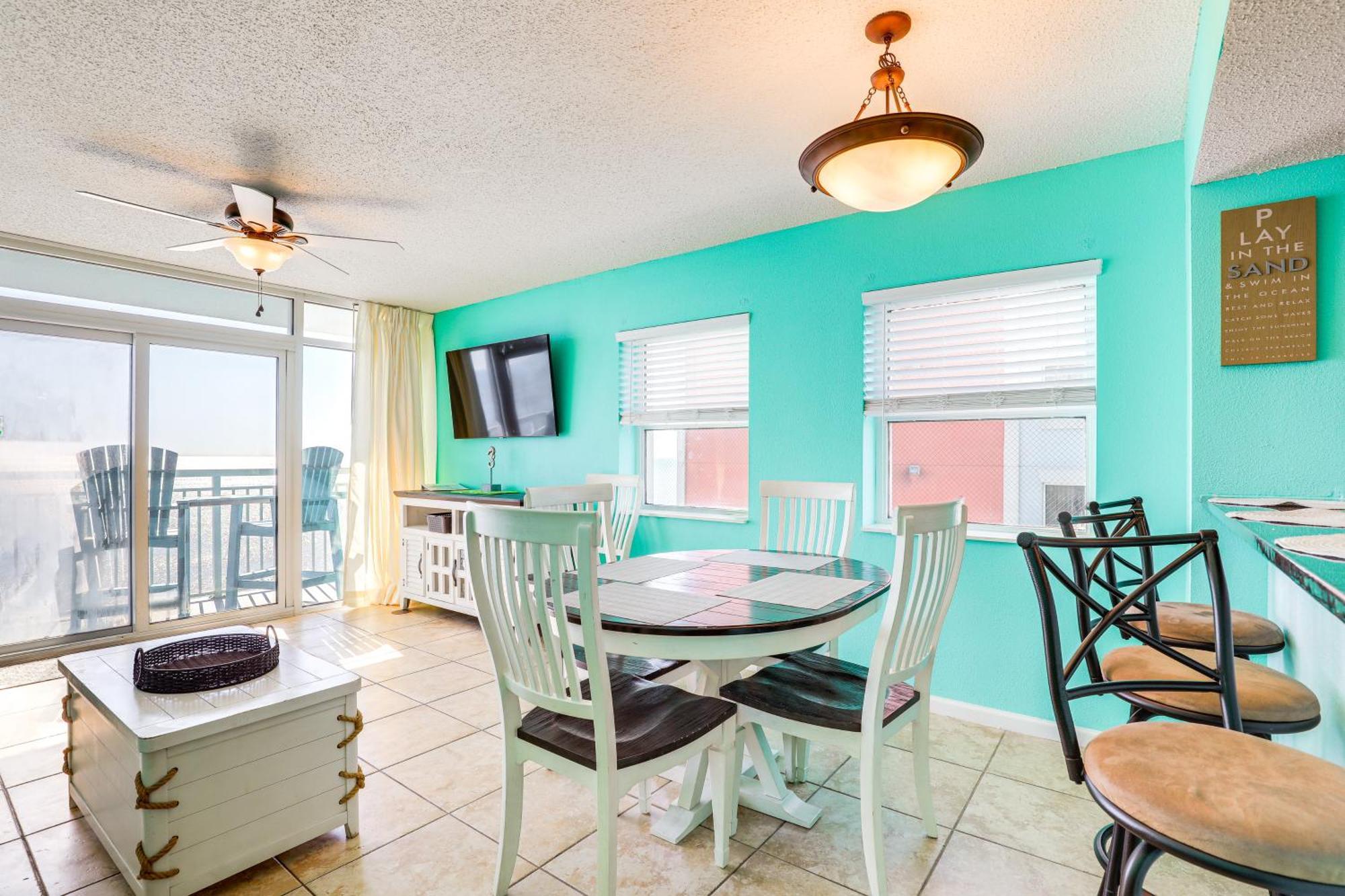 Oceanfront Condo With Huge Balcony Walk To Skywheel Myrtle Beach Exterior photo