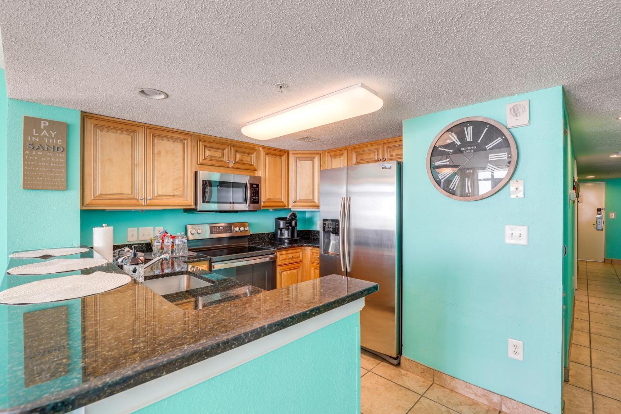 Oceanfront Condo With Huge Balcony Walk To Skywheel Myrtle Beach Exterior photo