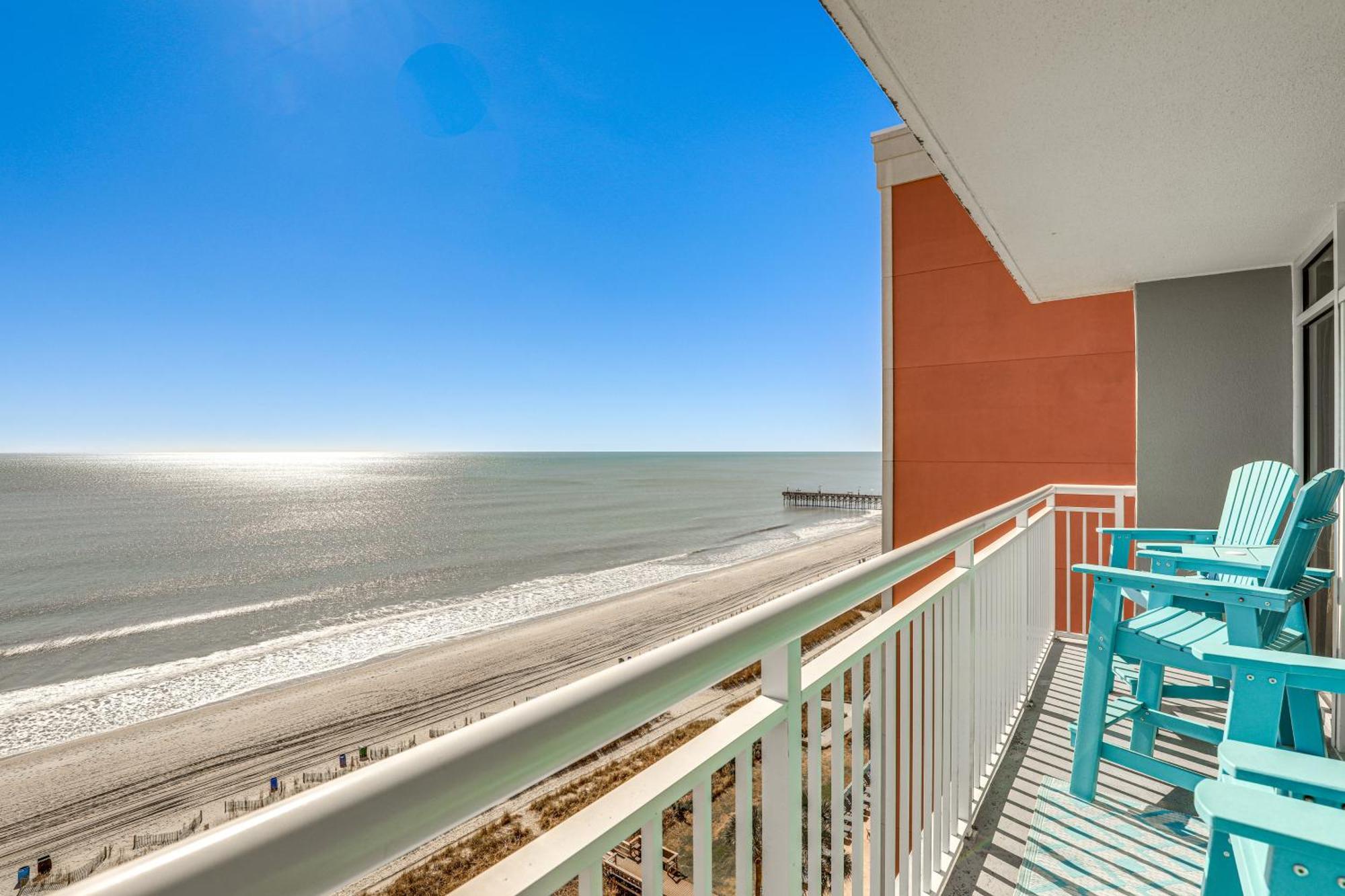 Oceanfront Condo With Huge Balcony Walk To Skywheel Myrtle Beach Exterior photo