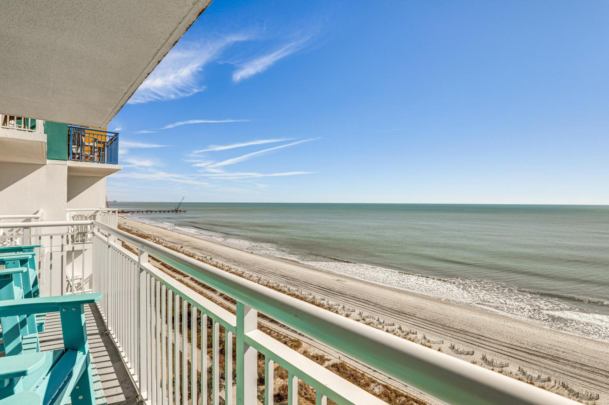 Oceanfront Condo With Huge Balcony Walk To Skywheel Myrtle Beach Exterior photo
